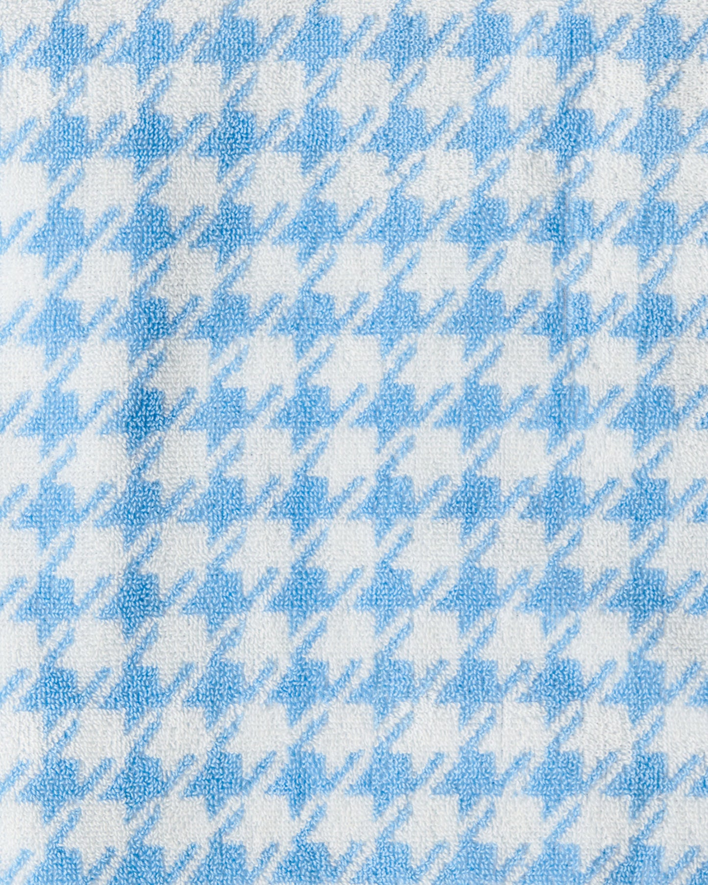 Kip & Co - Houndstooth Blue Terry hand towel