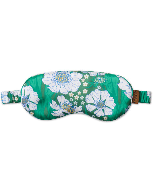 Kip & Co - Tumbling flowers silk eye mask