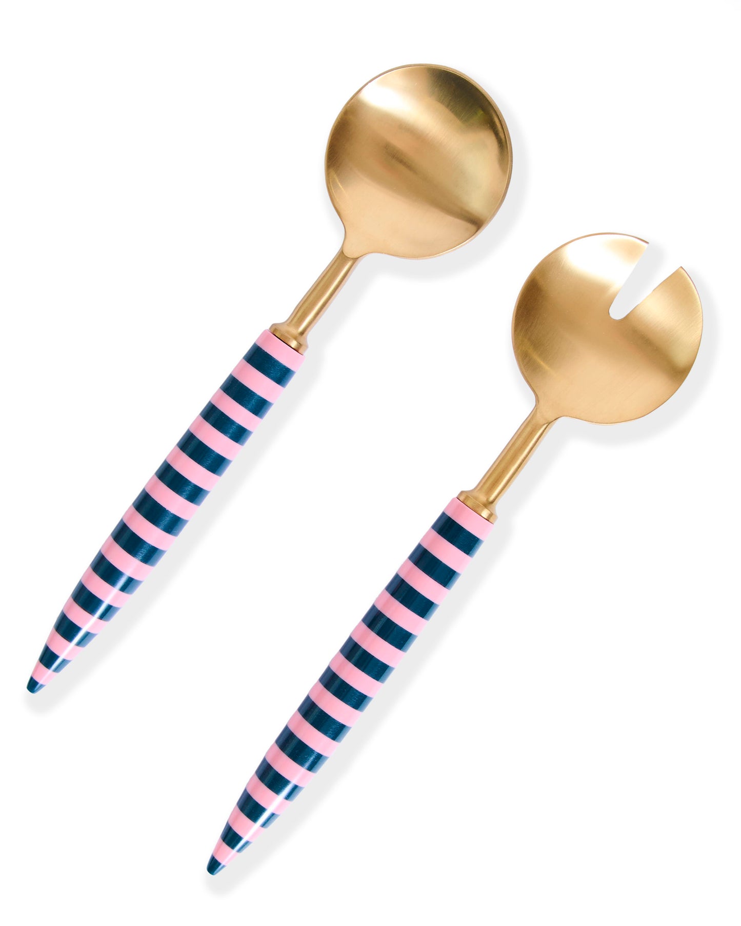 Kip & Co - Florence Stripe salad servers