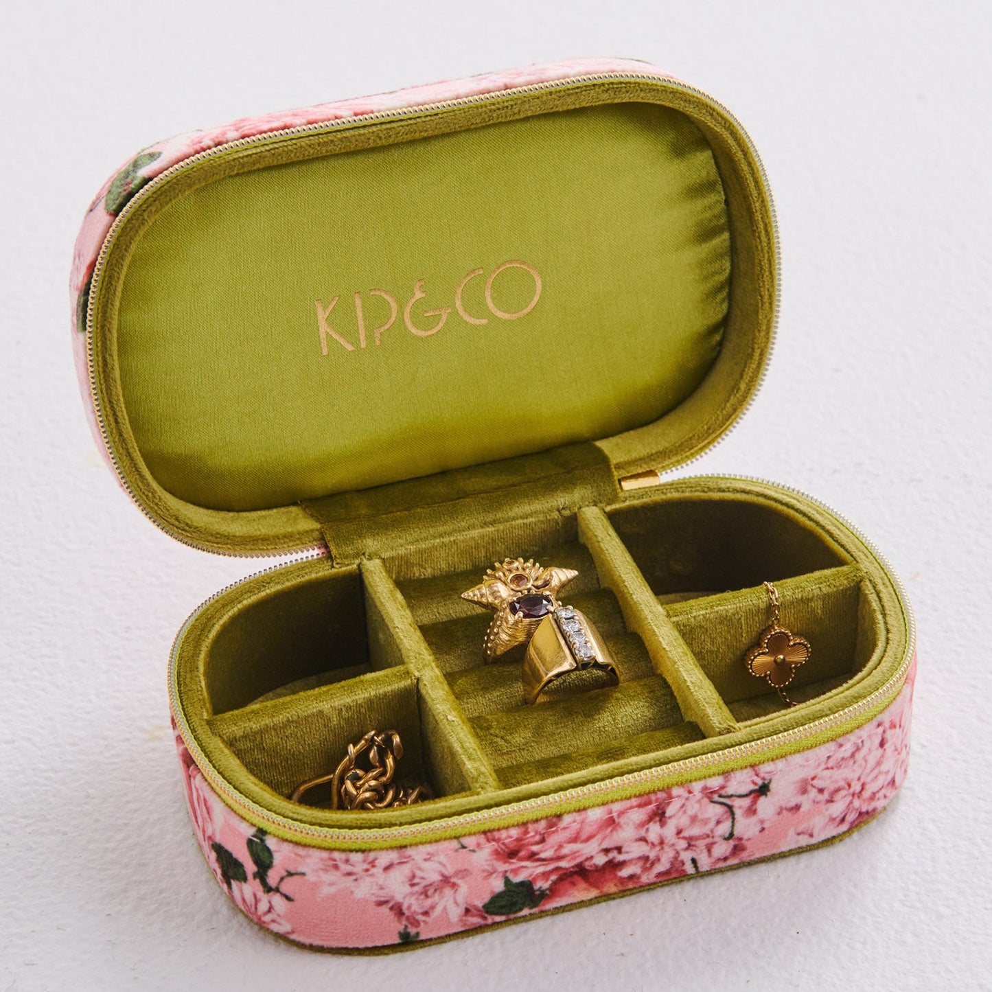 Kip & Co - Rose Garden travel jewellery box