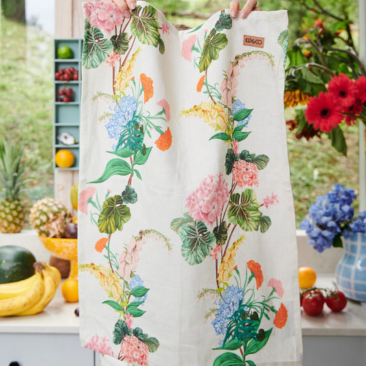 Kip & Co - Bouquet Beauty linen tea towel