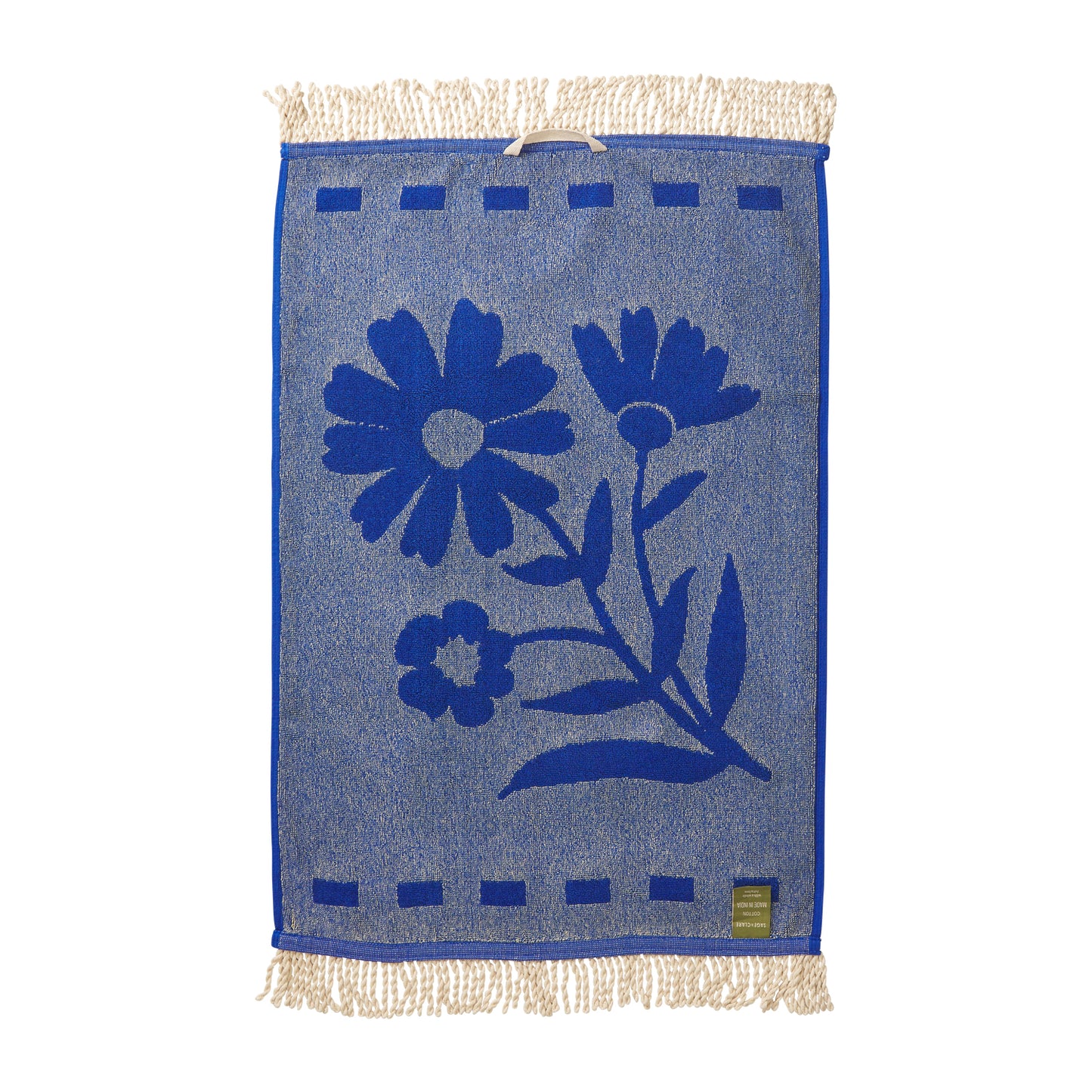 Sage x Clare - Aja hand towel (ultramarine)